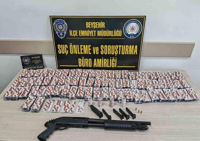 Beyşehir'de Dev Uyuşturucu Operasyonu: Binlerce Hap Ele Geçirildi