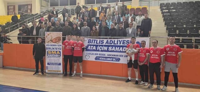 Bitlis Adliyesi'nden SMA Hastası Ata Bebek İçin Dayanışma Etkinliği