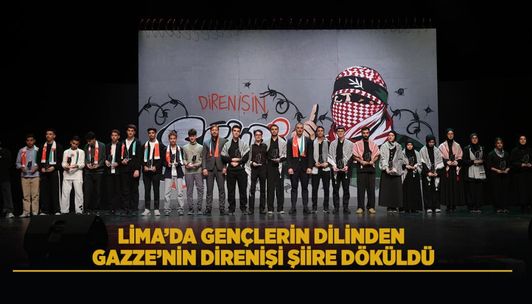 LİMA Gençlerinden Gazze Direnişi İçin Şiir Dinletisi