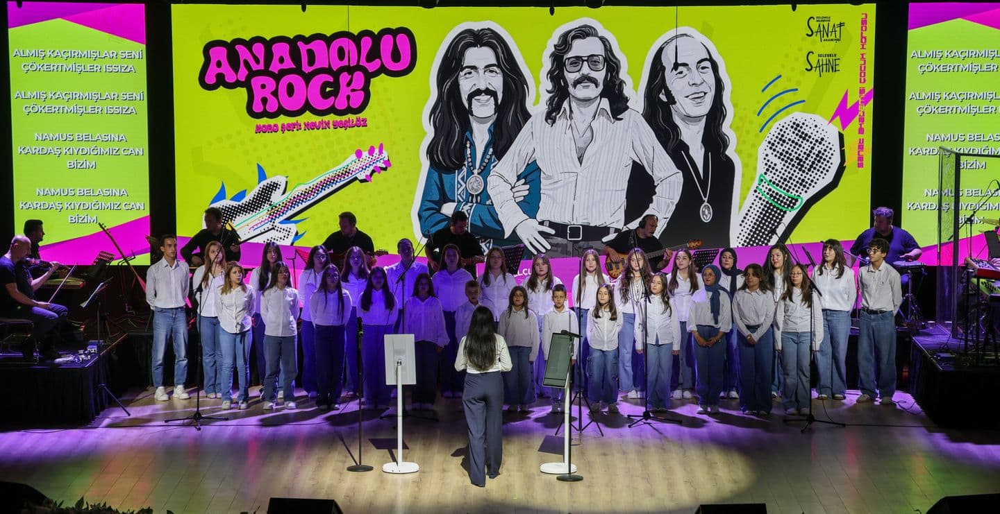 Selçuklu Sanat Akademisi Çocuk Korosu’ndan Anadolu Rock Konseri